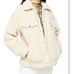 Top Shop Oversized Sherpa Jacket